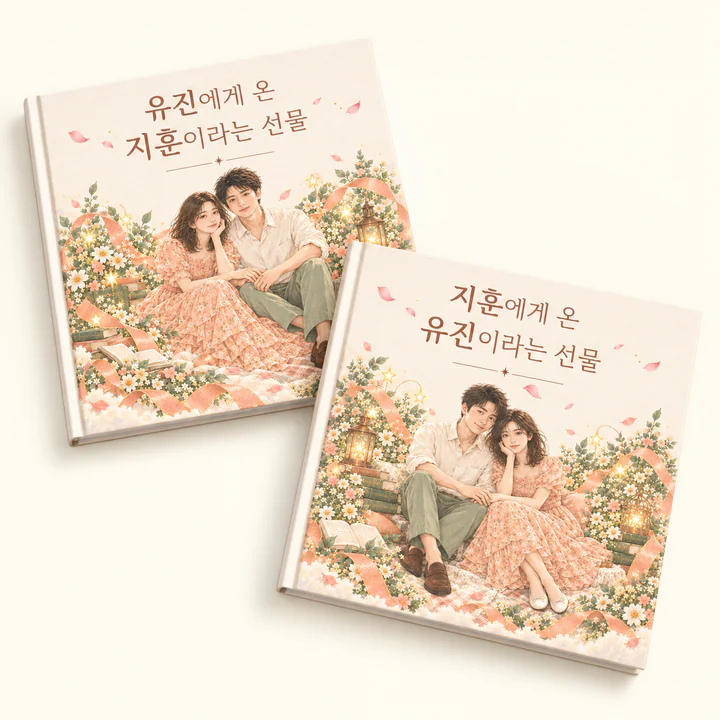 OO에게 온 OO라는 선물 · 남녀 주인공 책 예시
